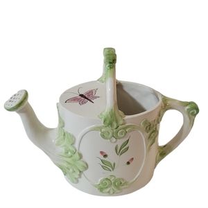 Zanolli Italy Hand Painted Watering Can READ
